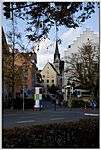 Blick vom ersten Rathaus in die Altstadt